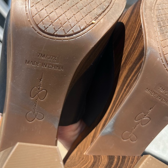 Women's Block Heel Shoes Jessica Simpson Women's Shelbie Platform Sandal - Retro Chic Block Heel Sandals Faux Leather Retro Chic Sandals